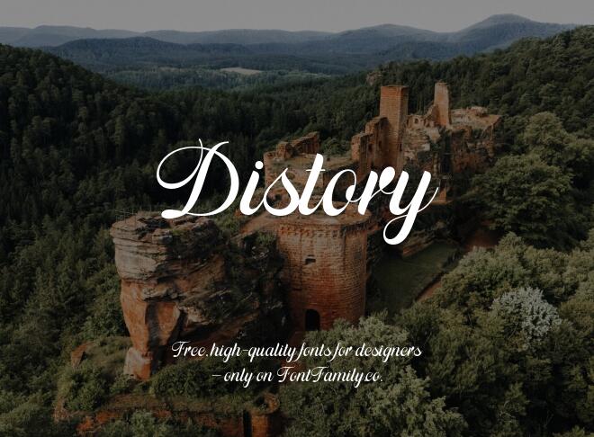 Distory Font