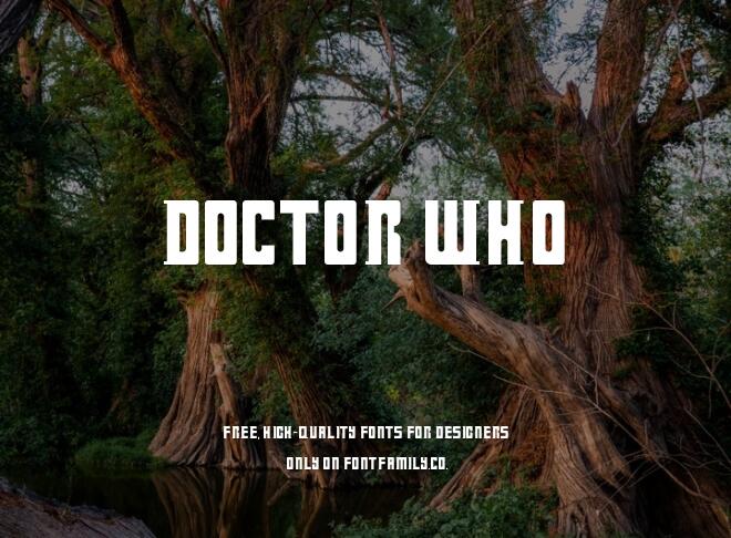 Doctor Who Font