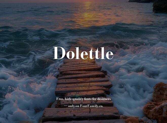 Dolettle Font