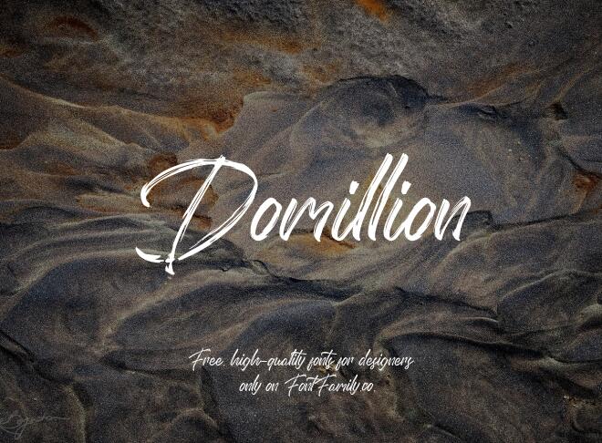 Domillion Font