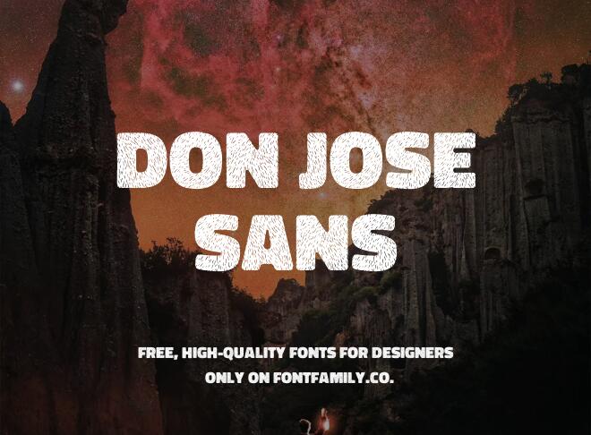 Don Jose Sans Font
