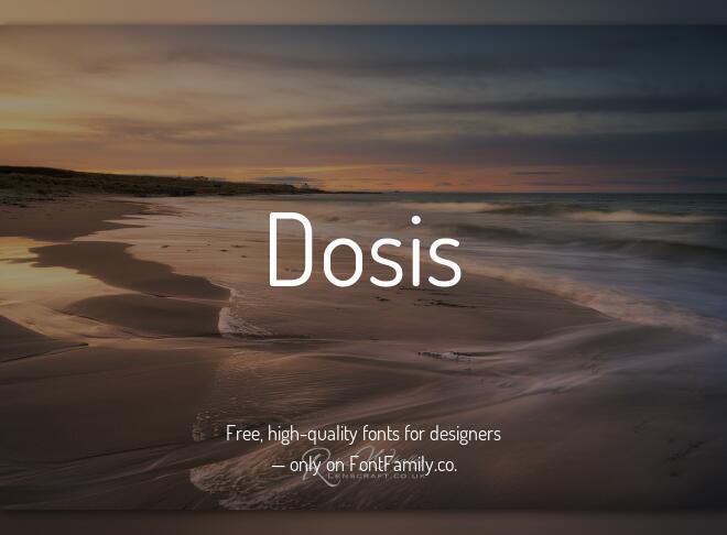 Dosis Font