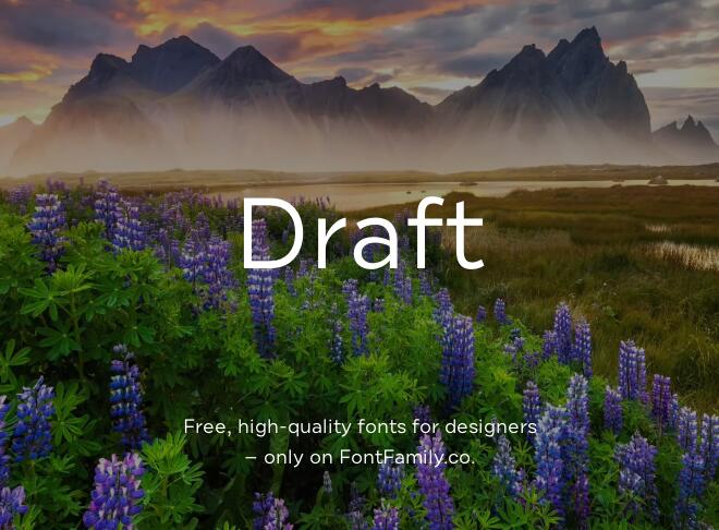 Draft Font