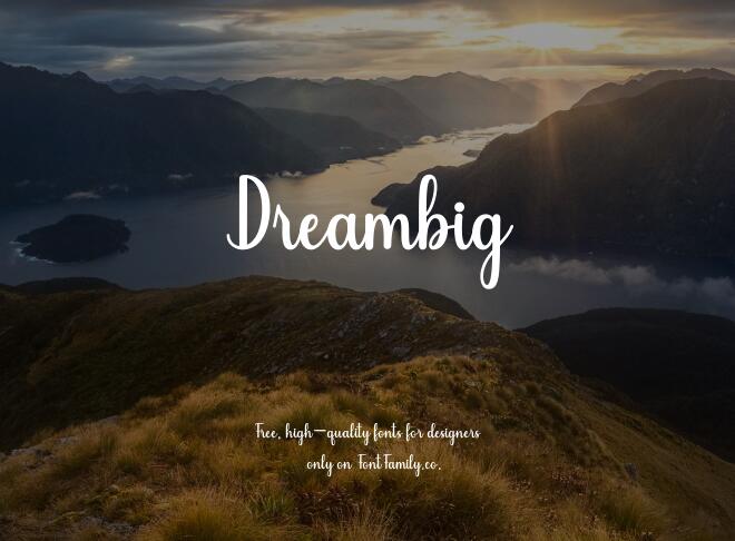 Dreambig Font