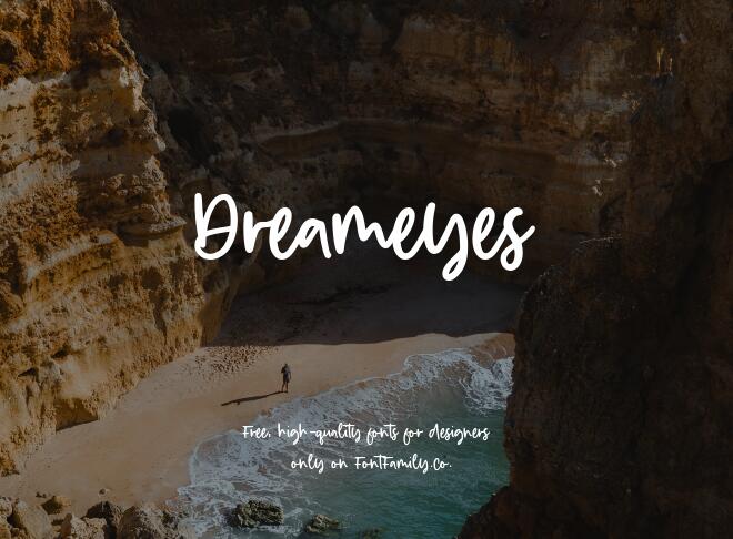 Dreameyes Font