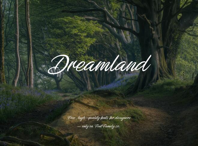 Dreamland Font