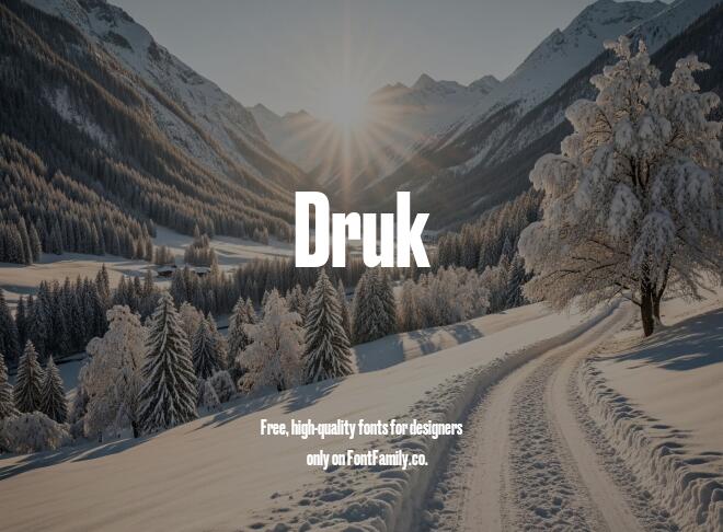 Druk Font Family