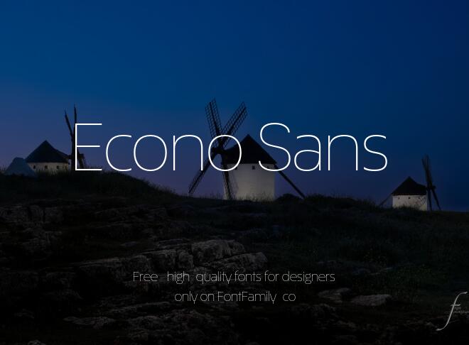 Econo Sans Font