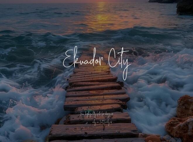Ekuador City Font
