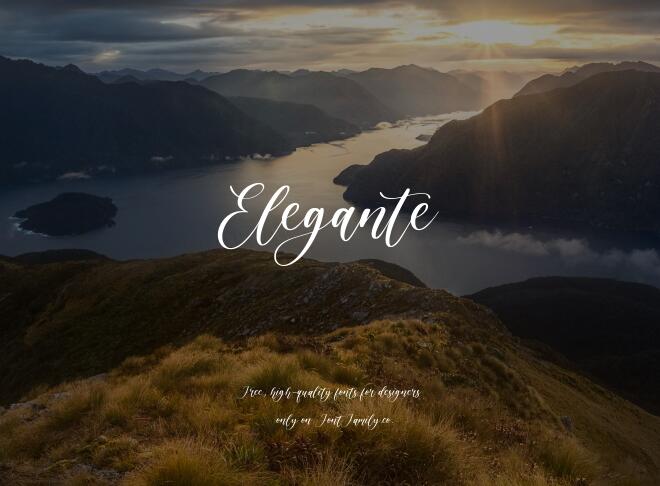 Elegante Font