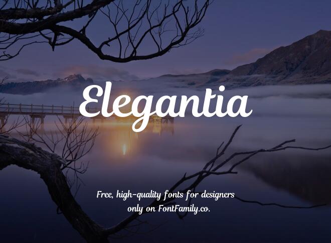 Elegantia Font