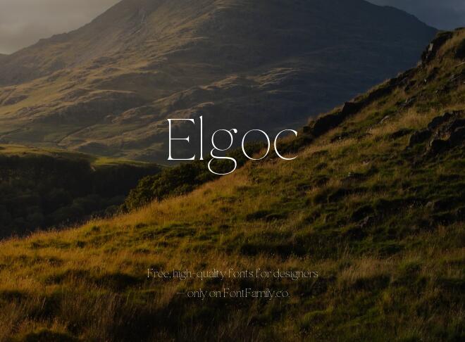 Elgoc Font