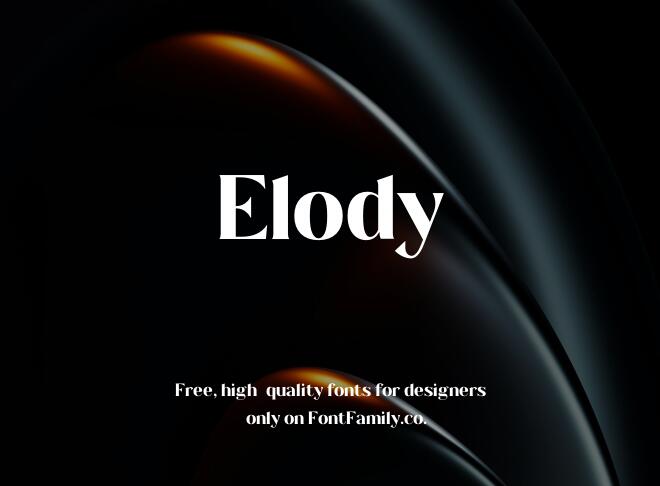 Elody Font