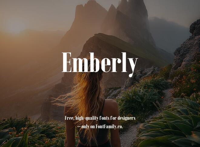Emberly Font