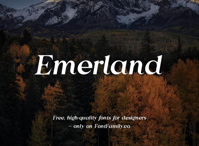 Emerland Font