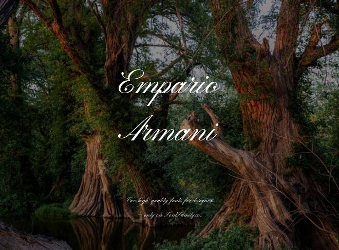 Empario Armani Font