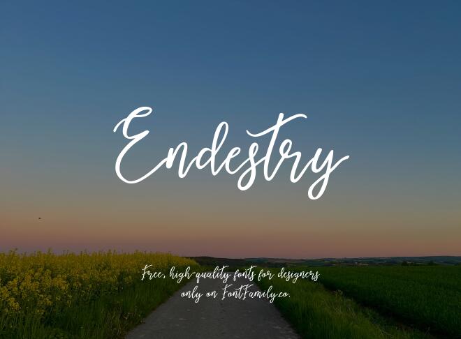 Endestry Font