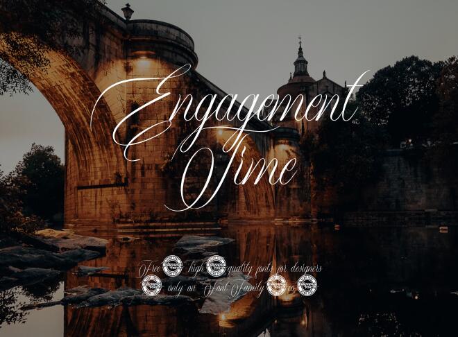 Engagement Time Font