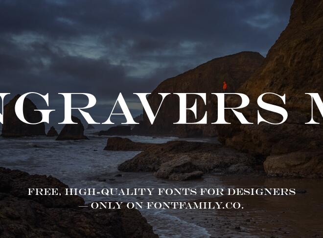 Engravers Mt Font