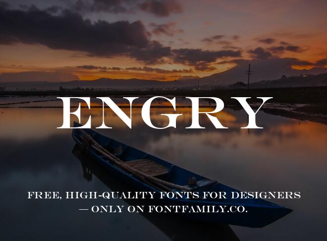 Engry Font