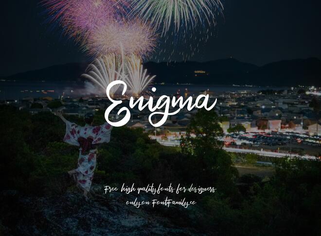 Enigma Font
