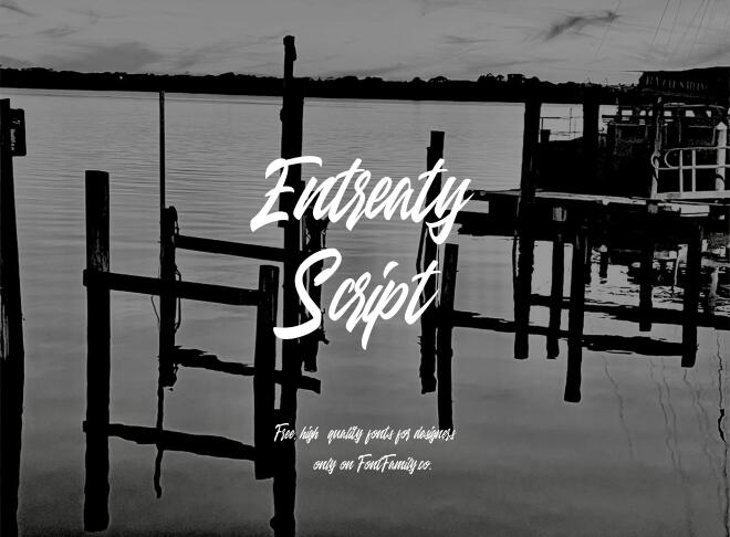 Entreaty Script Font