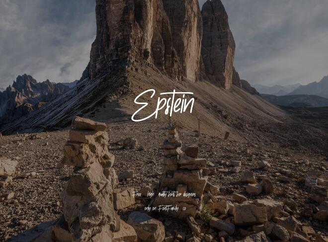 Epstein Font