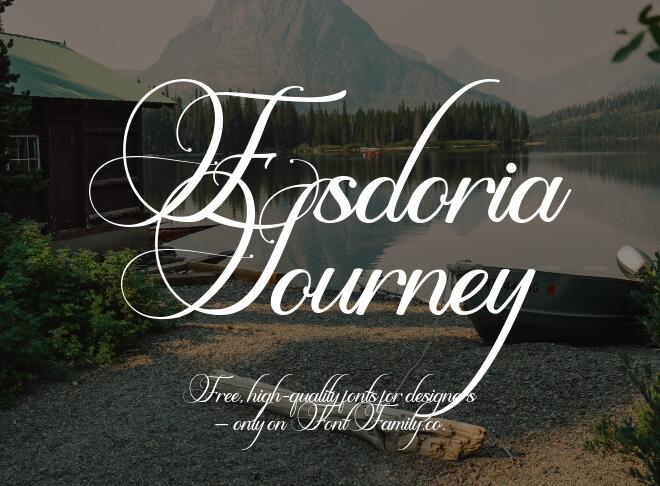 Esdoria Journey Font