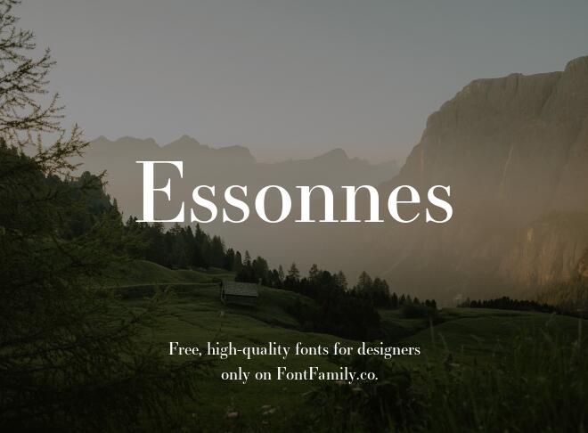 Essonnes Font