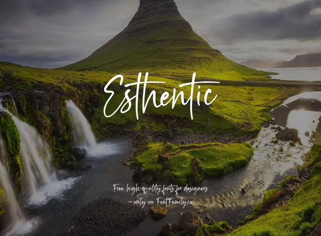 Esthentic Font