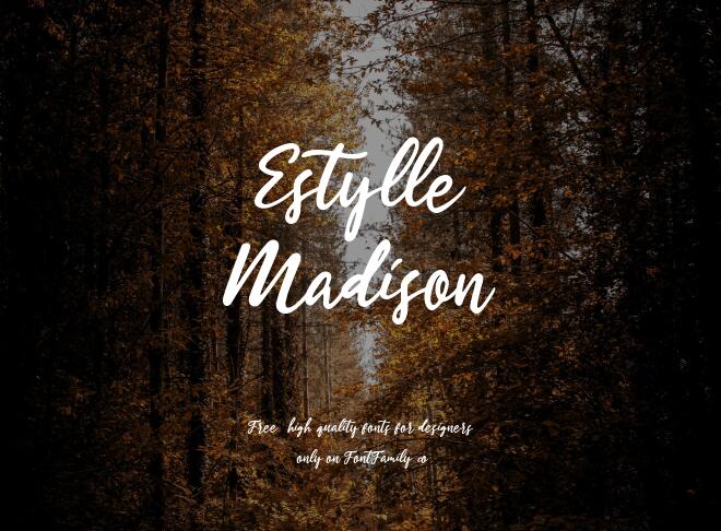 Estylle Madison Font