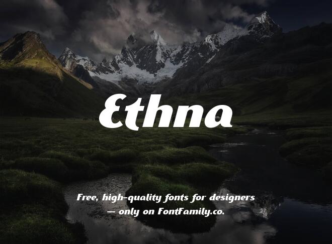 Ethna Font