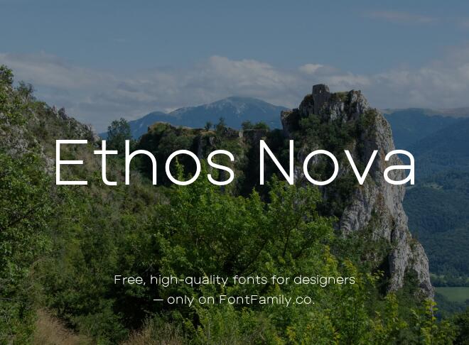 Ethos Nova Font