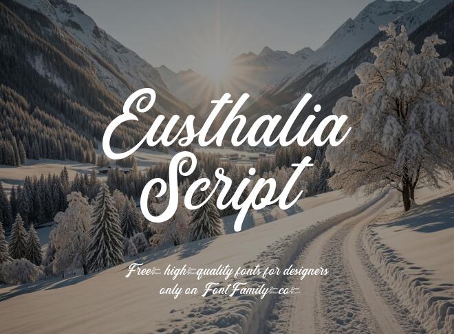 Eusthalia Script Font