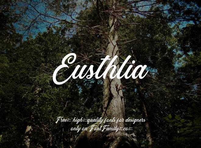 Eusthlia Font