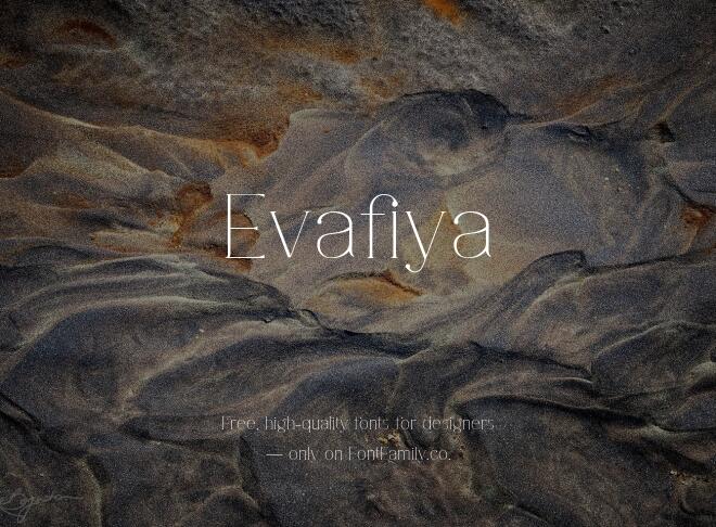 Evafiya Font
