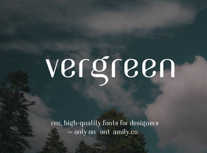 Evergreen Font
