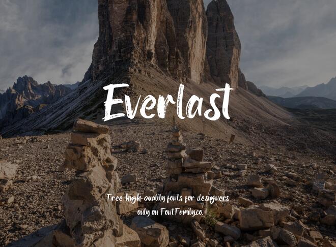 Everlast Font