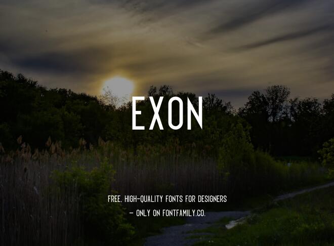 Exon Font