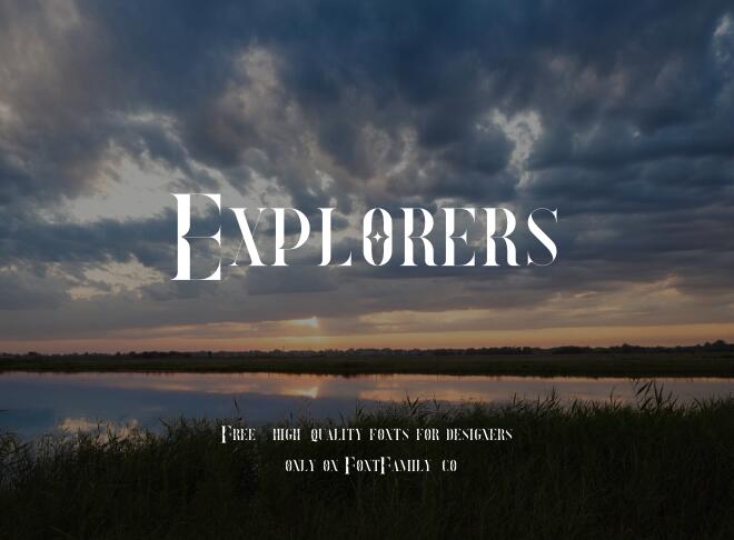 Explorers Font