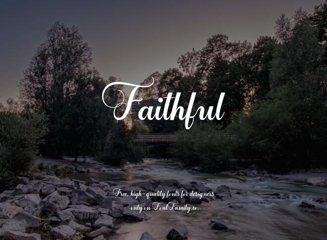 Faithful Font