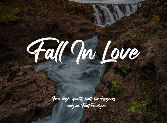 Fall In Love Font