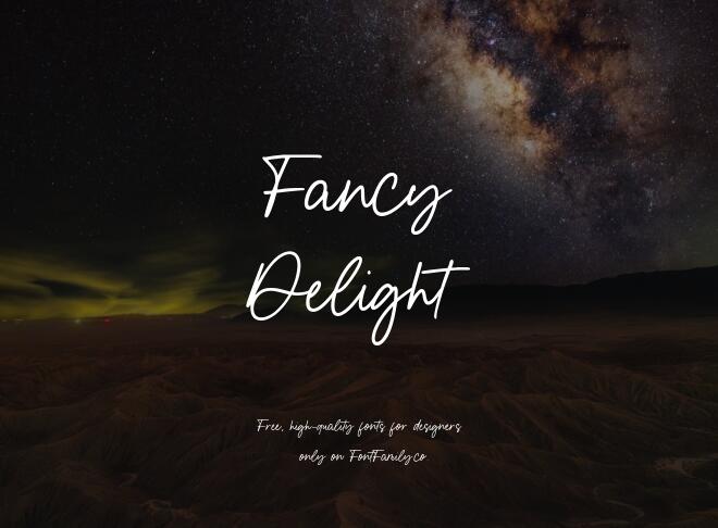 Fancy Delight Font