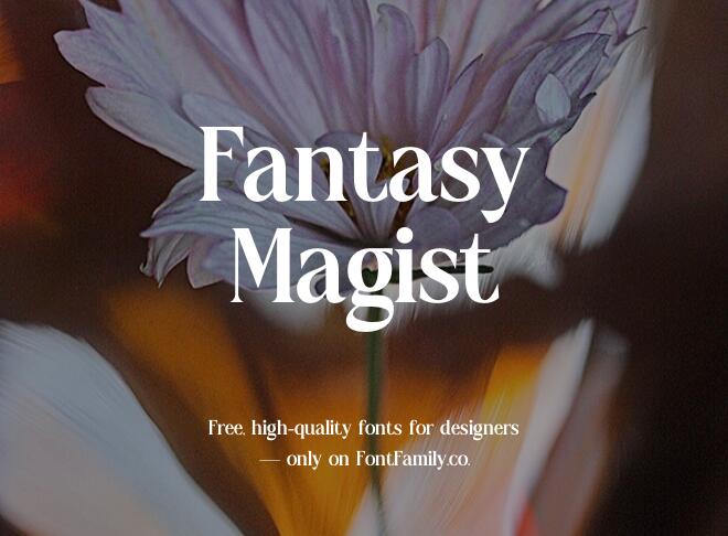 Fantasy Magist Font