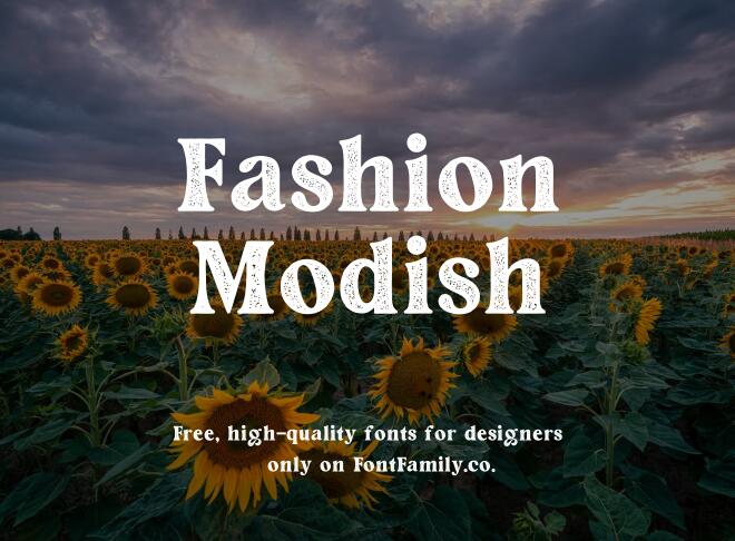 Fashion Modish Font