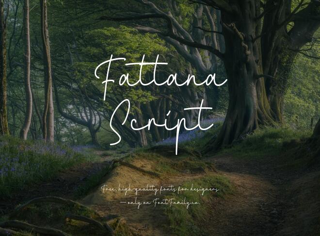 Fattana Script Font
