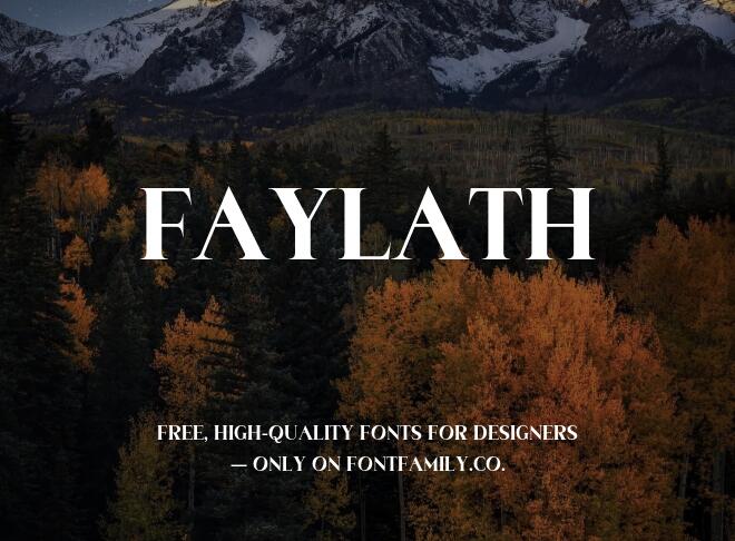 Faylath Font