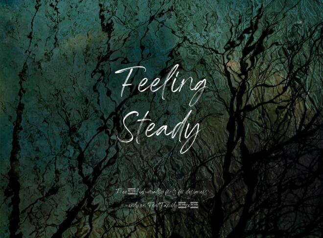Feeling Steady Font