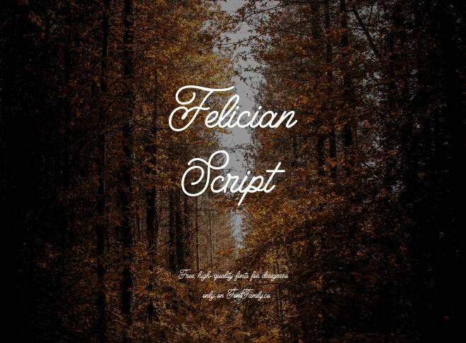 Felician Script Font