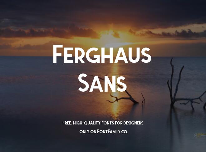 Ferghaus Sans Font